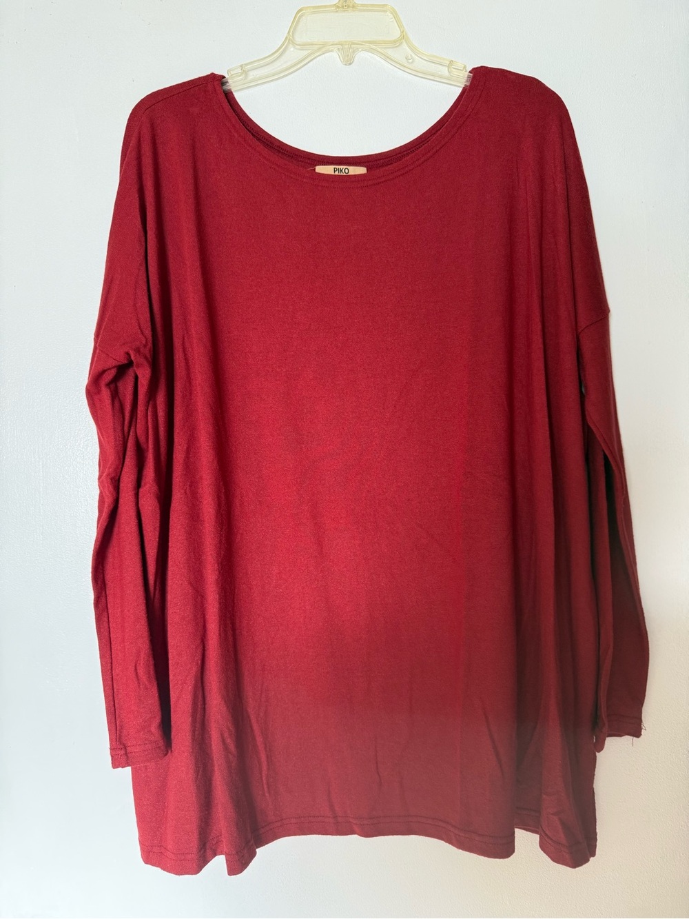 Piko Red Longsleeve Top